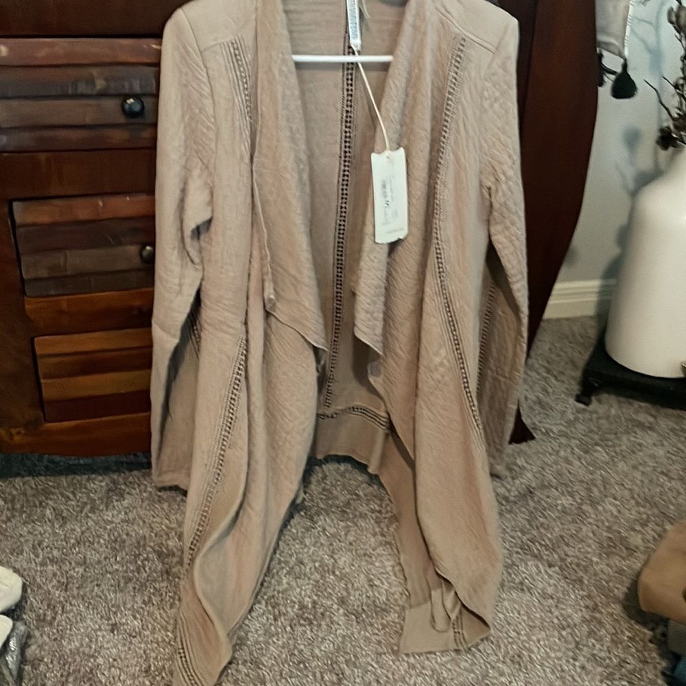 NWT Mono Reno Drape Cardigan - Picture 3 of 4